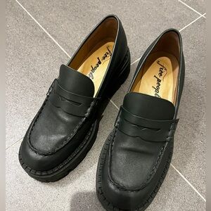 Free People Lug Sole Loafers